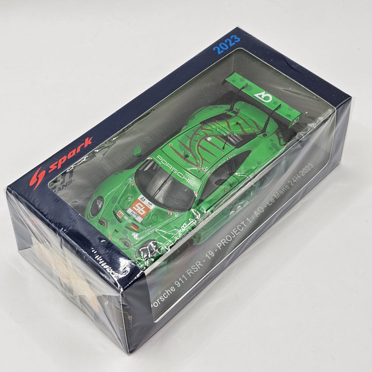 Spark Porsche 911 RSR-19 #56 24h LeMans 2023 REXY AO Racing 1/43 Scale