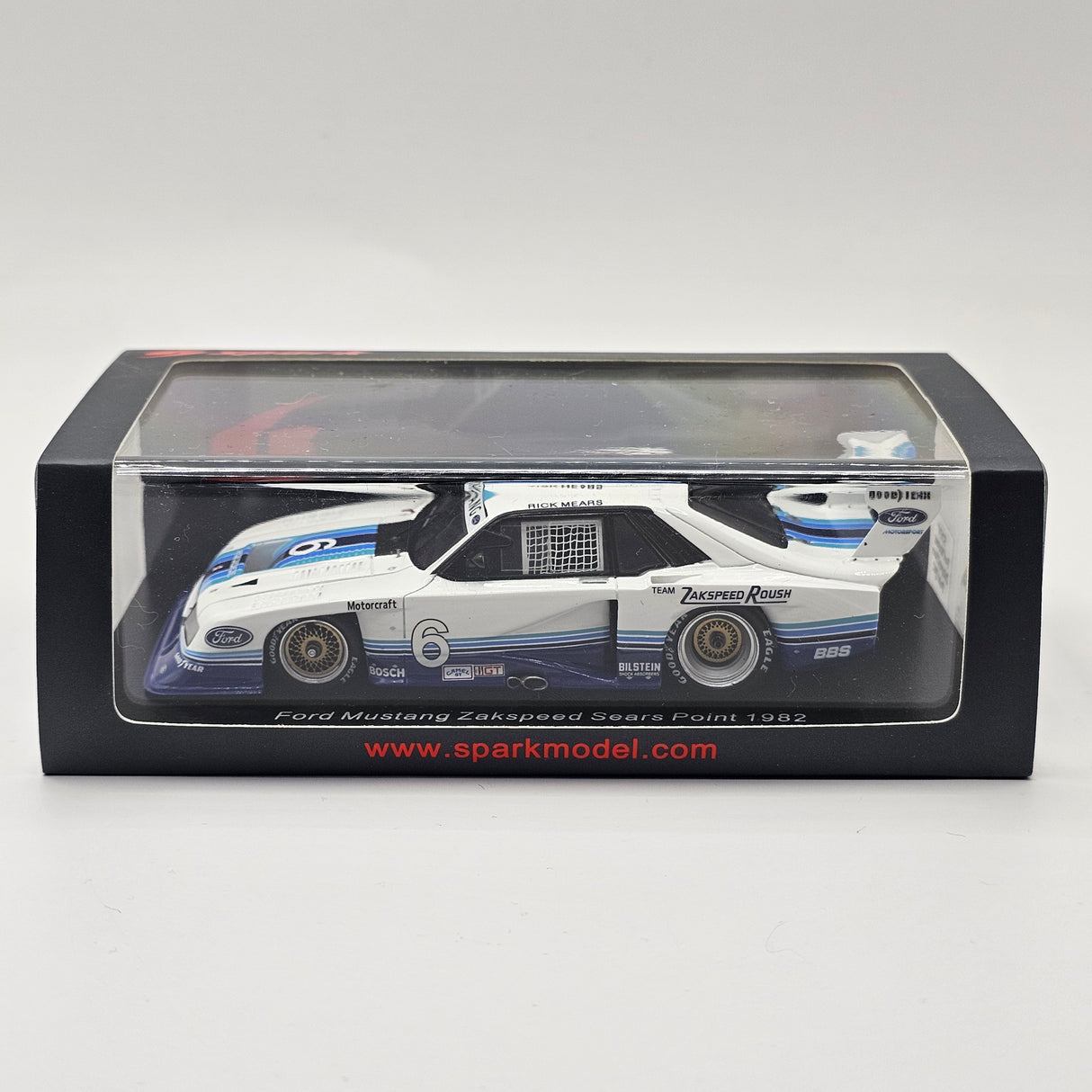 Spark Ford Mustang Zakspeed Roush #6 Sears Point 1982 IMSA GT 1/43 Scale S2630