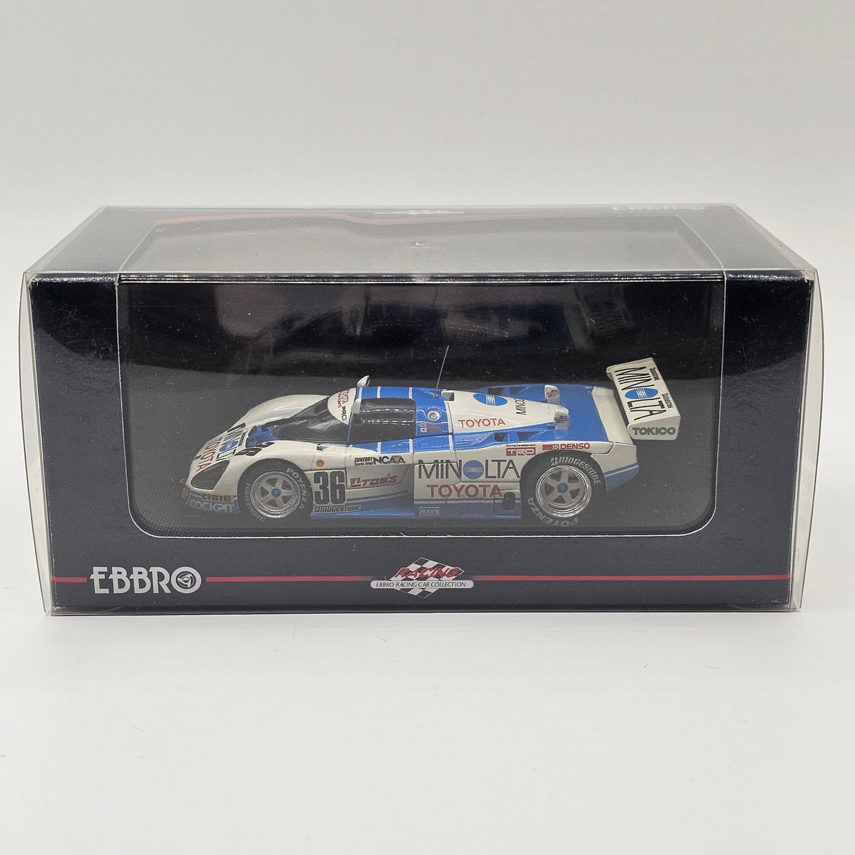EBBRO Toyota 88C Minolta Tom's #36 1988 JSPC 1/43 Scale