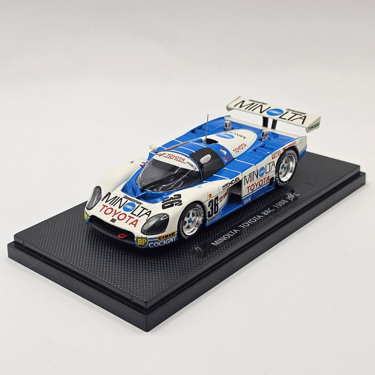 EBBRO Toyota 88C Minolta Tom's #36 1988 JSPC 1/43 Scale
