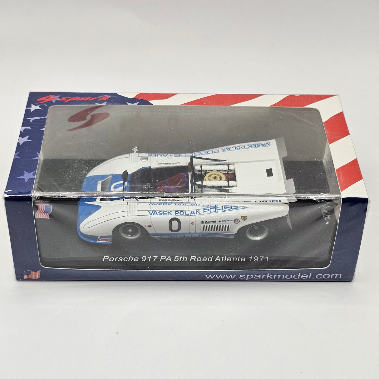 Spark Porsche 917 PA #0 Road Atlanta 1971 Milt Minter Limited Edition 1/43 Scale