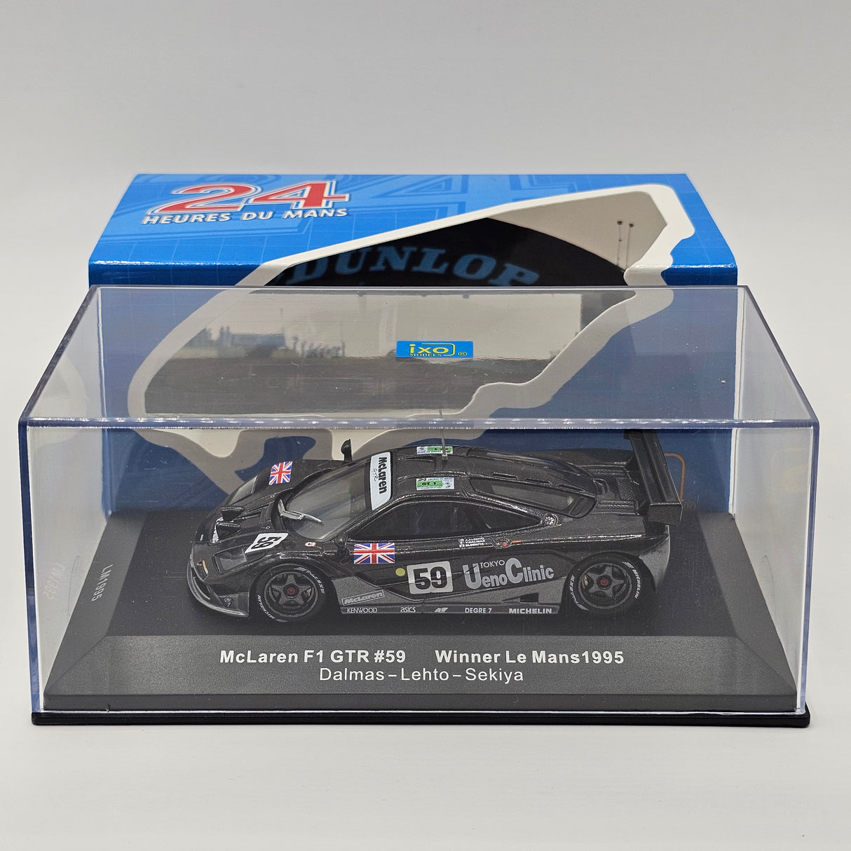 IXO McLaren F1 GTR #59 Kokusai Kaihatsu Racing Le Mans 1995 Winner 1/43 Scale