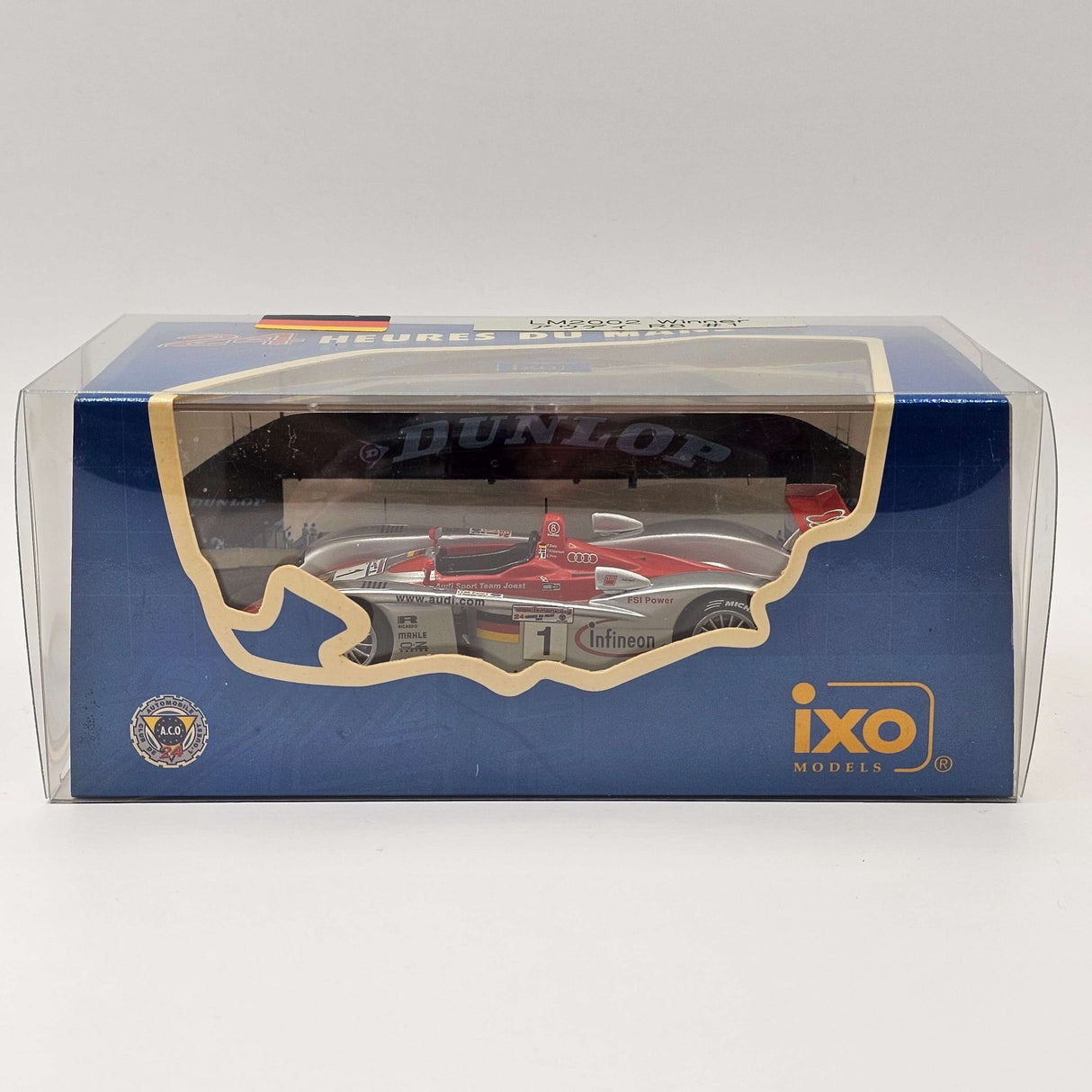 IXO Audi R8 #1 Le Mans Winner 2002 1/43 Scale LM2002