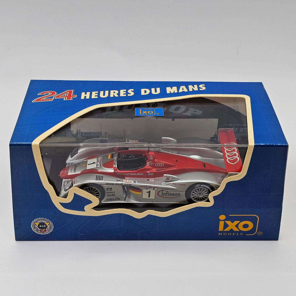 IXO Audi R8 #1 Le Mans Winner 2002 1/43 Scale LM2002