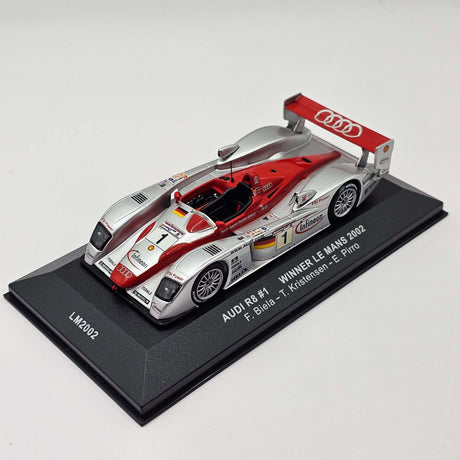 IXO Audi R8 #1 Le Mans Winner 2002 1/43 Scale LM2002