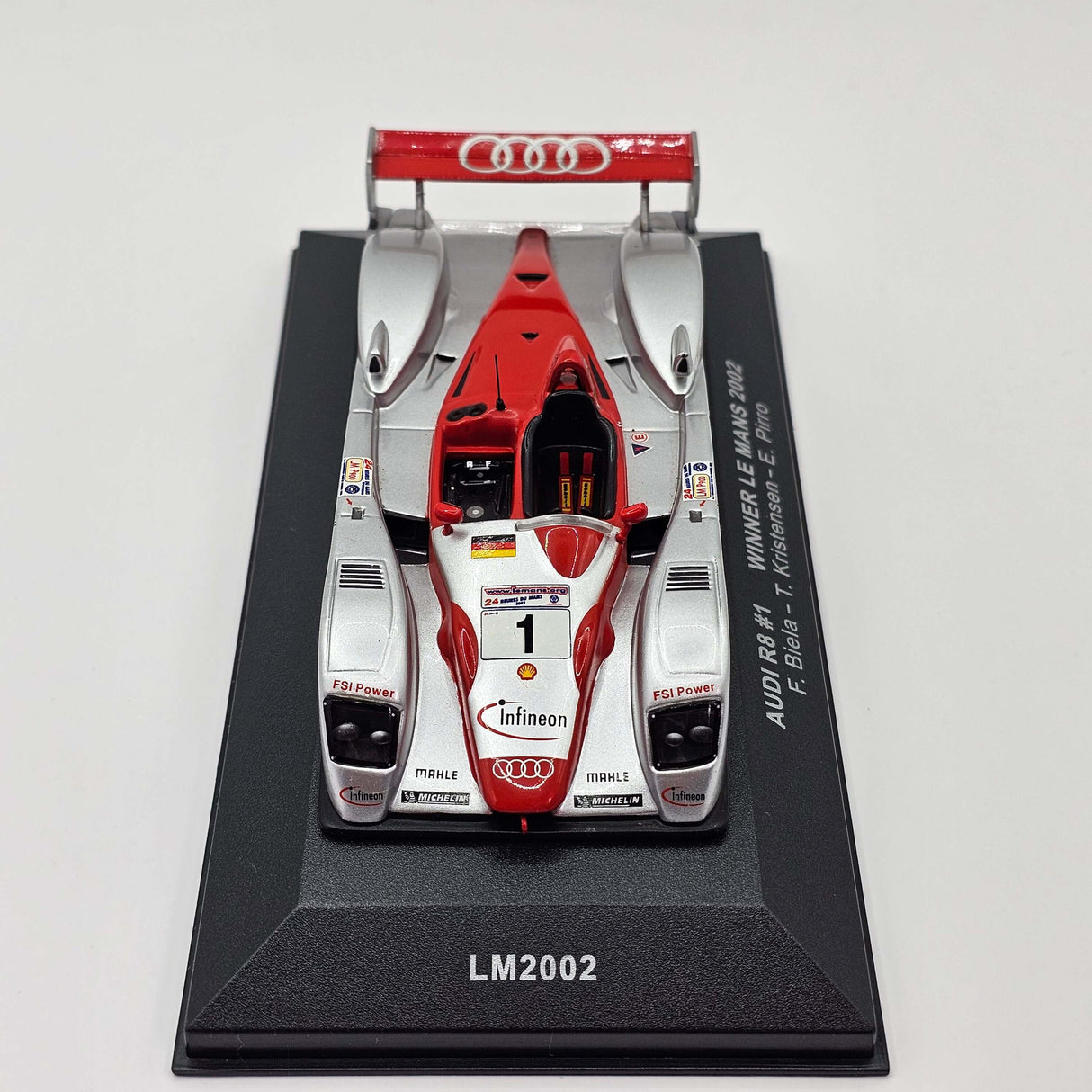 IXO Audi R8 #1 Le Mans Winner 2002 1/43 Scale LM2002