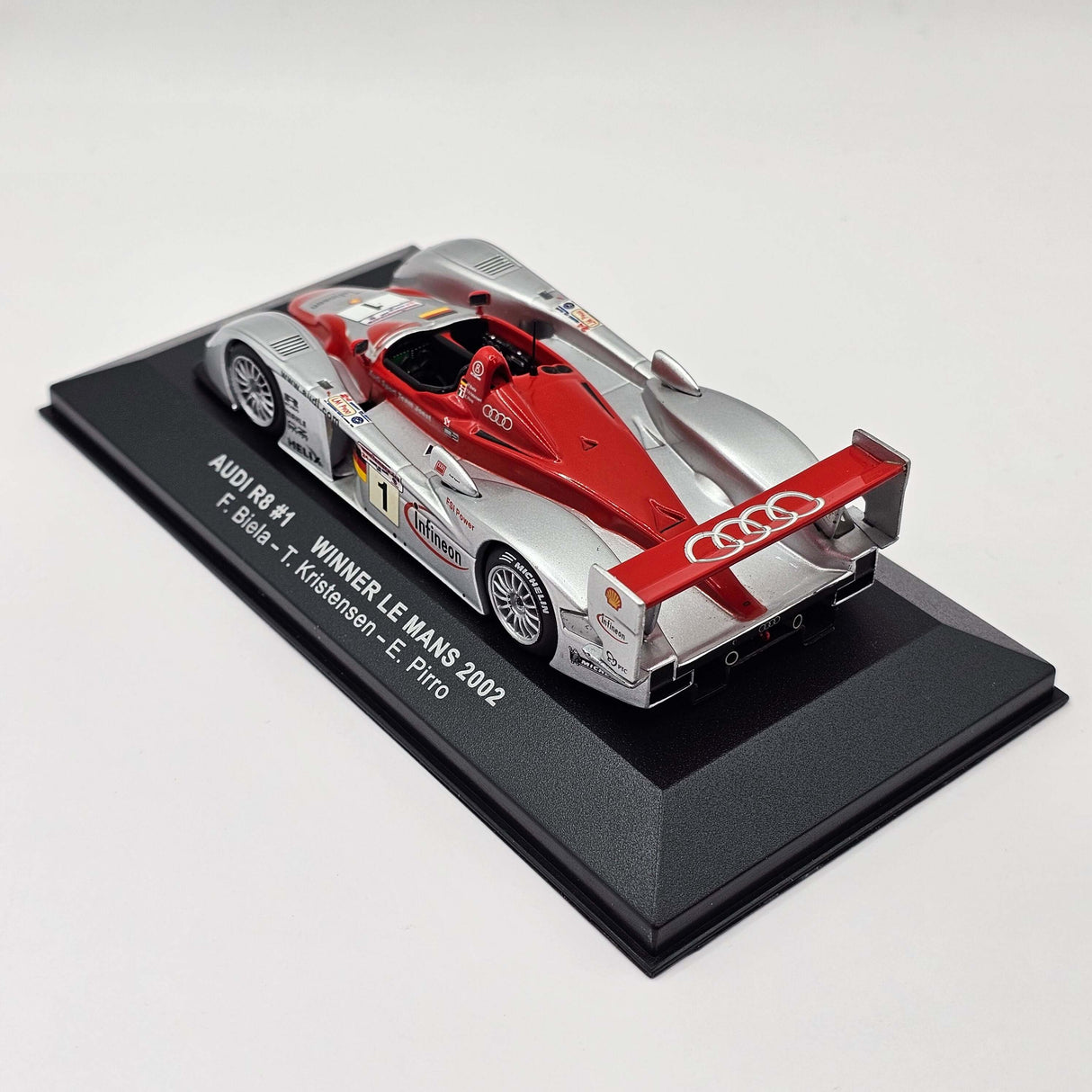 IXO Audi R8 #1 Le Mans Winner 2002 1/43 Scale LM2002