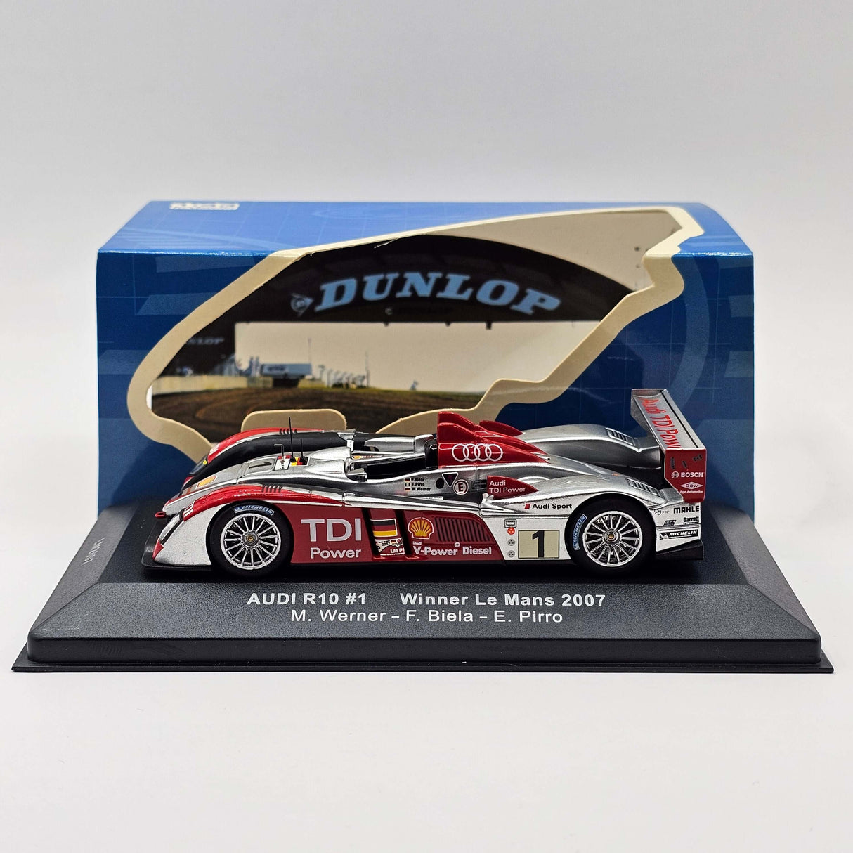 IXO Audi R10 TDI #1 Le Mans Winner 2007 1/43 Scale LM2007