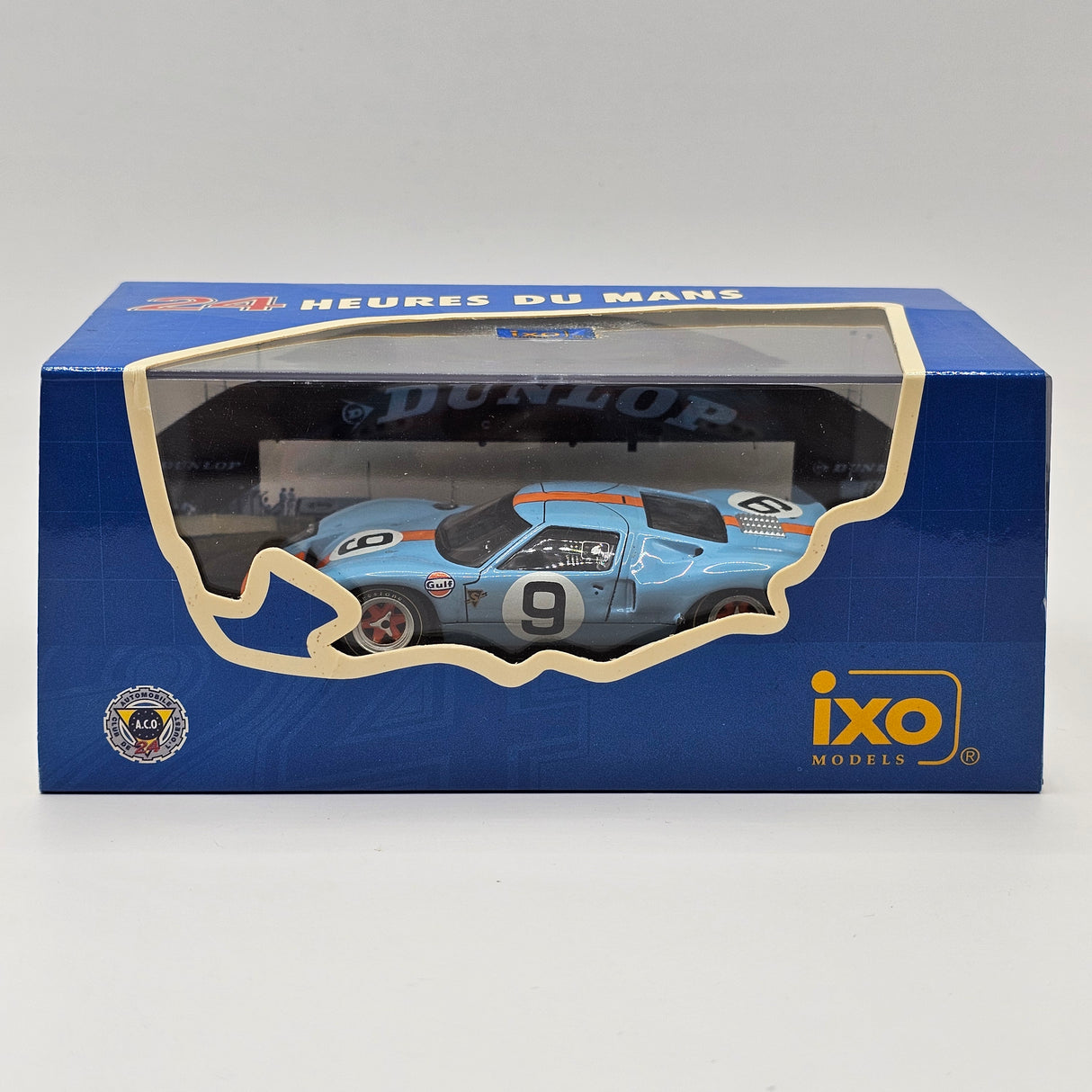IXO Ford GT40 #9 Gulf Le Mans Winner 1968 1/43 Scale LM1968