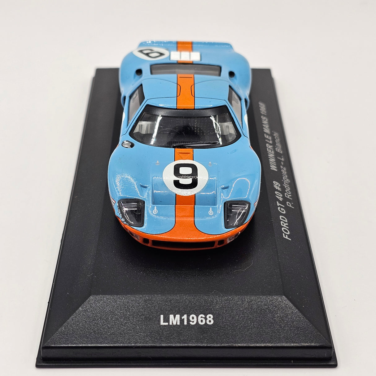 IXO Ford GT40 #9 Gulf Le Mans Winner 1968 1/43 Scale LM1968