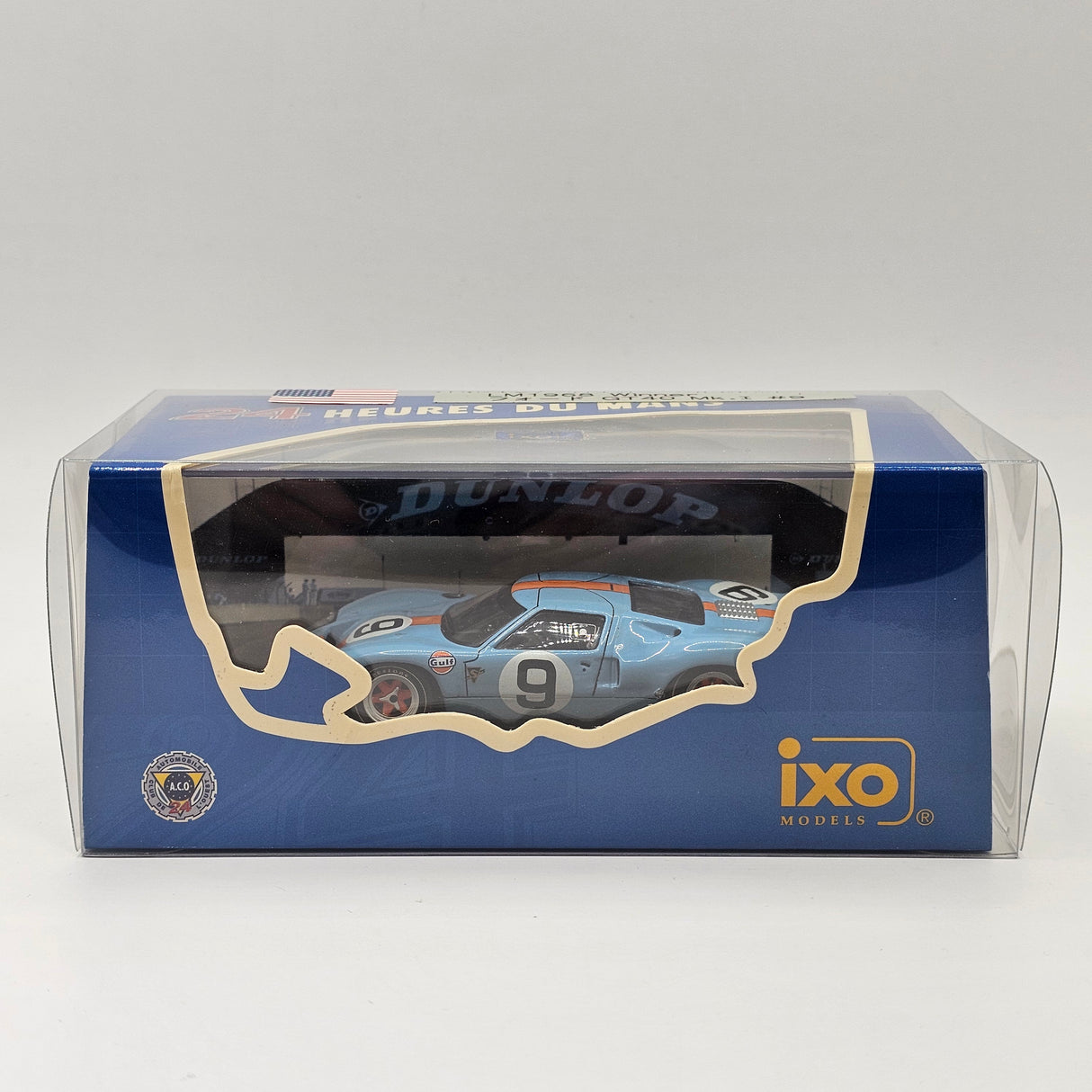 IXO Ford GT40 #9 Gulf Le Mans Winner 1968 1/43 Scale LM1968