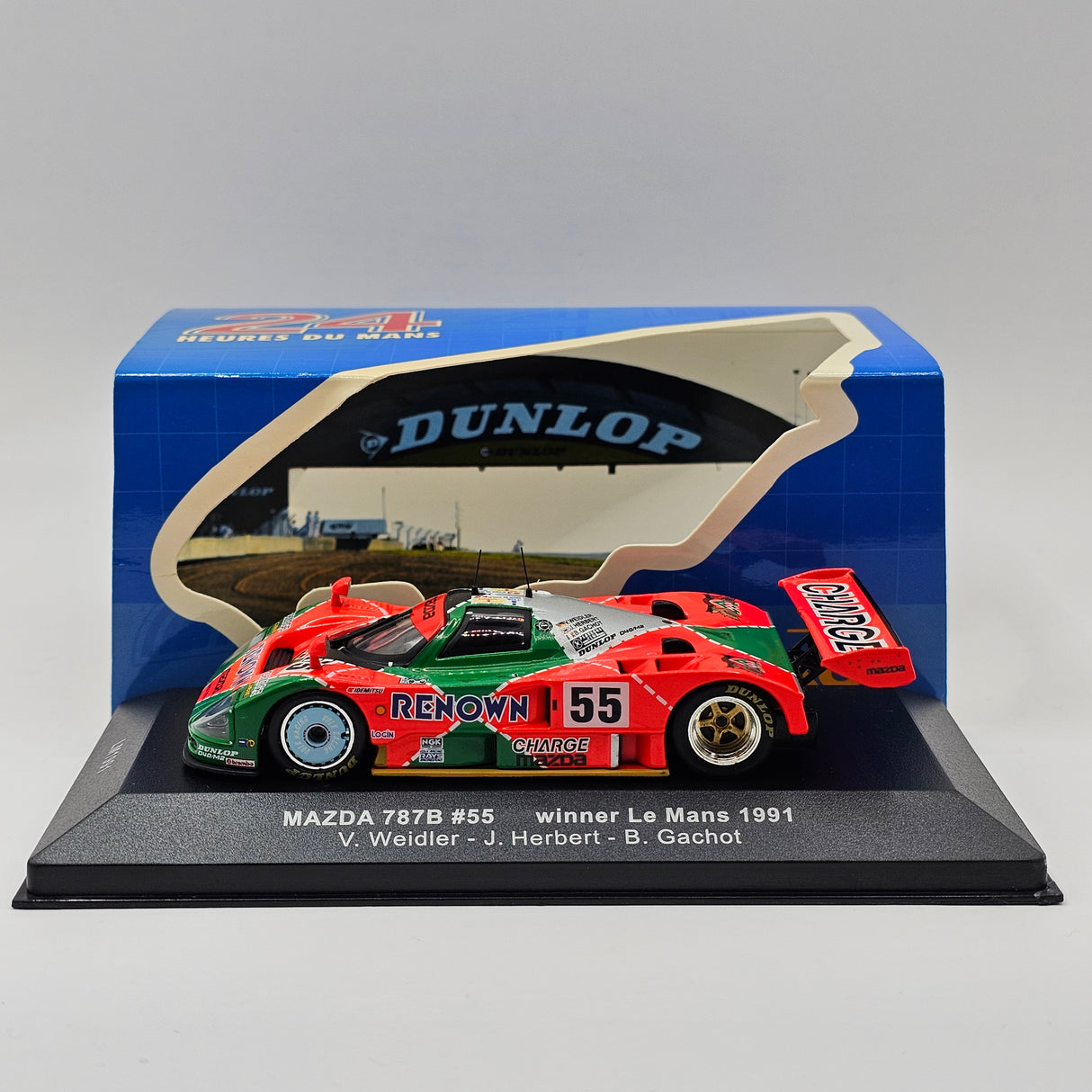 IXO Mazda 787B #55 1991 Le Mans Winner 1/43 Scale