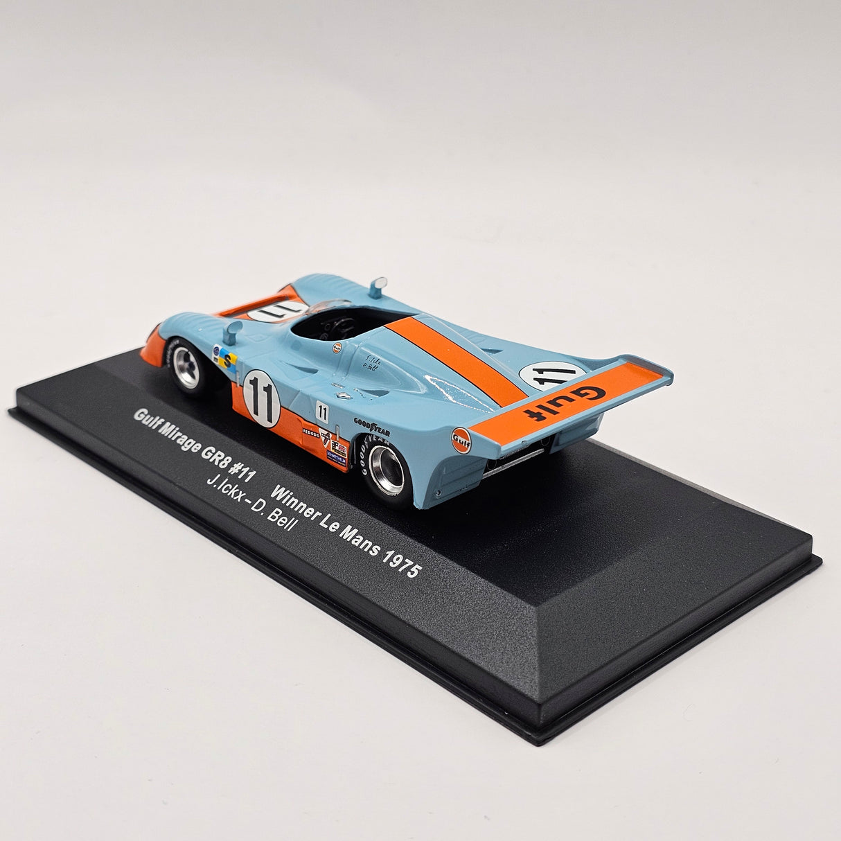 IXO Mirage GR-8 #11 Gulf Le Mans Winner 1975 1/43 Scale LM1975