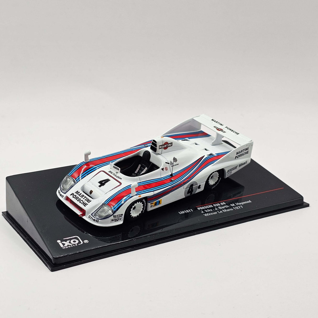 IXO Porsche 936 #4 Martini Le Mans Winner 1977 1/43 Scale LM1977