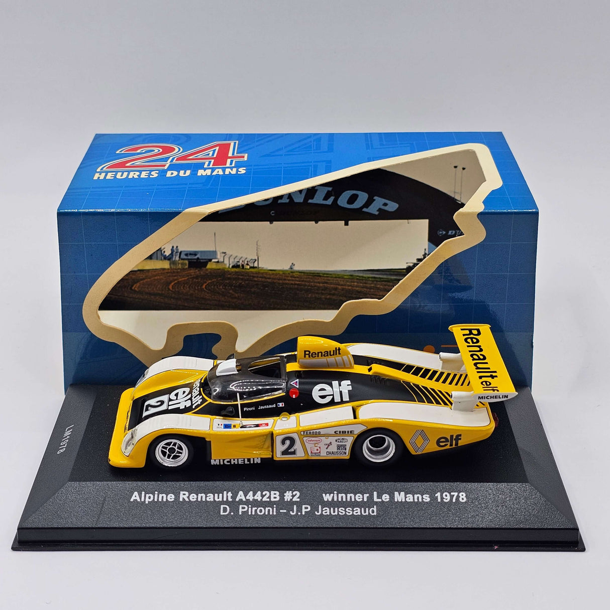 IXO Renault Alpine A 442 #2 Le Mans Winner 1978 1/43 Scale LM1978