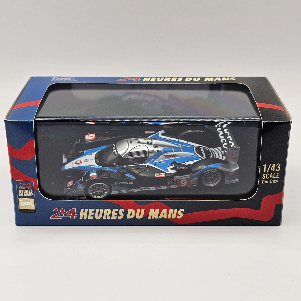 IXO Peugeot 908 HDI FAP #9 Le Mans Winner 2009 1/43 Scale LM2009