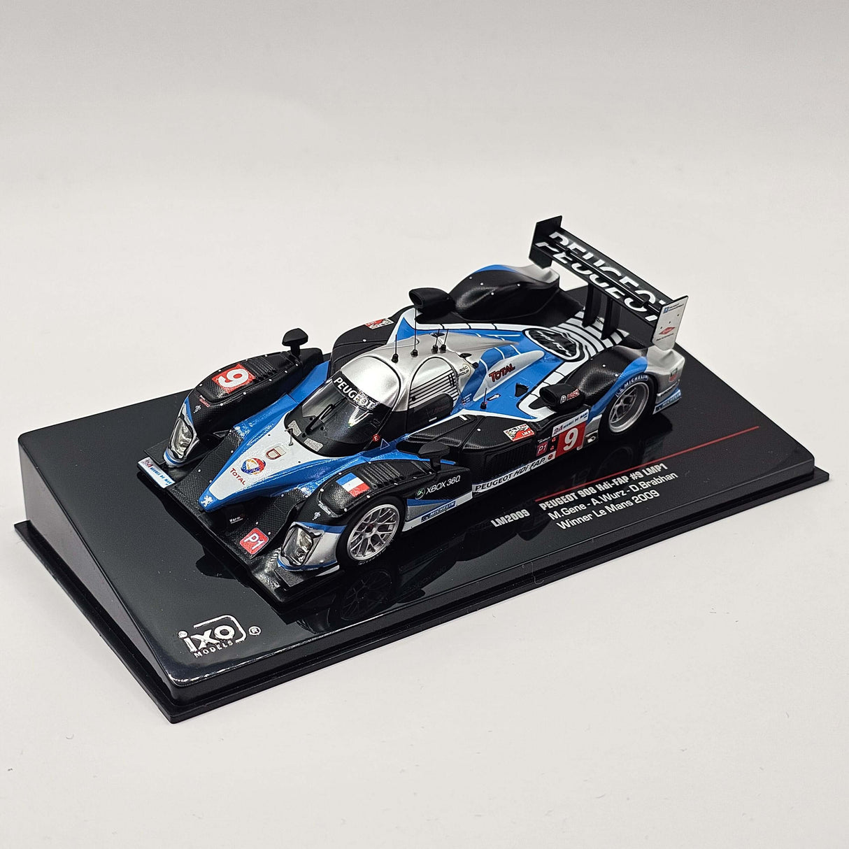 IXO Peugeot 908 HDI FAP #9 Le Mans Winner 2009 1/43 Scale LM2009