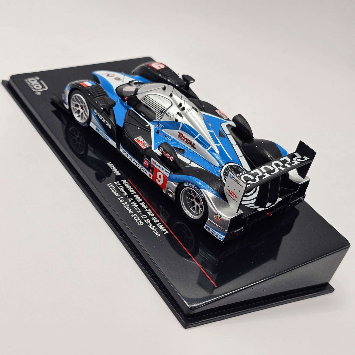 IXO Peugeot 908 HDI FAP #9 Le Mans Winner 2009 1/43 Scale LM2009