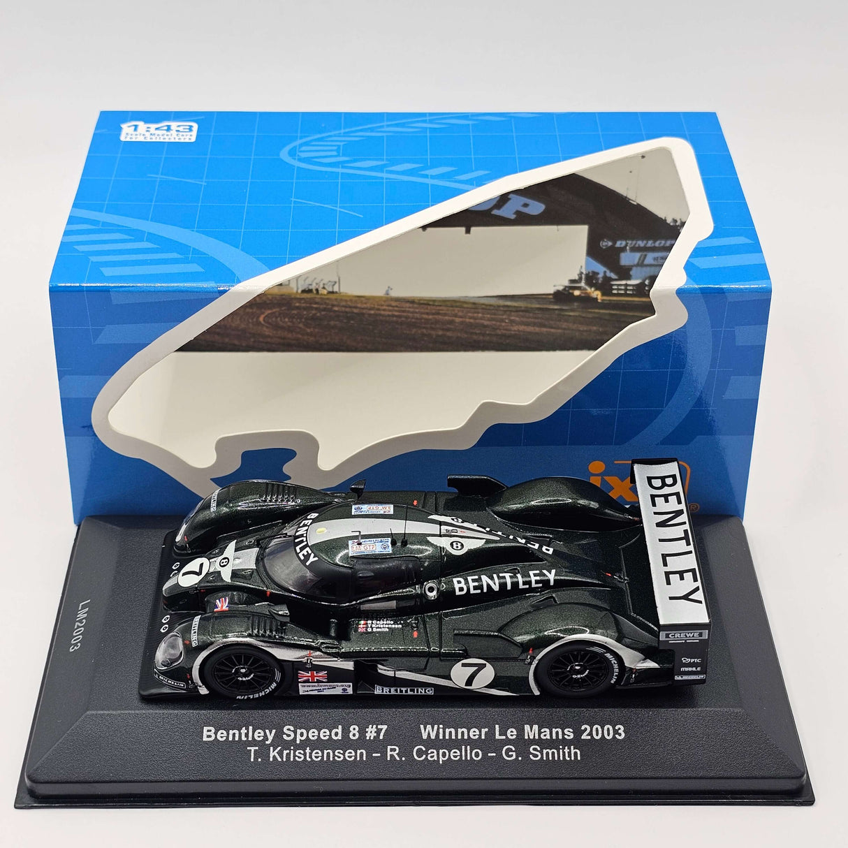 IXO Bentley Speed 8 #7 Winner 24h Le Mans 2003 Preloved 1/43 Scale