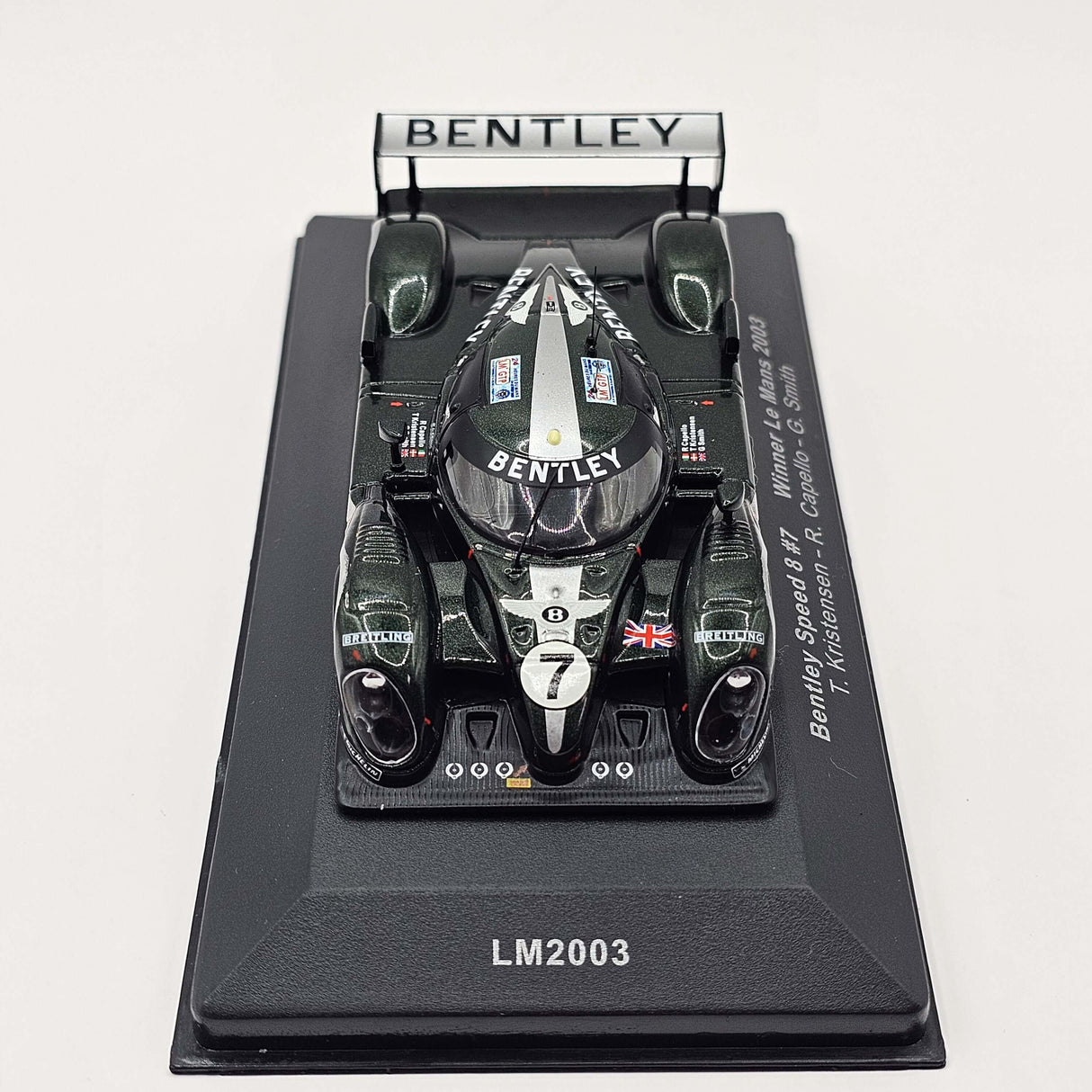 IXO Bentley Speed 8 #7 Winner 24h Le Mans 2003 Preloved 1/43 Scale