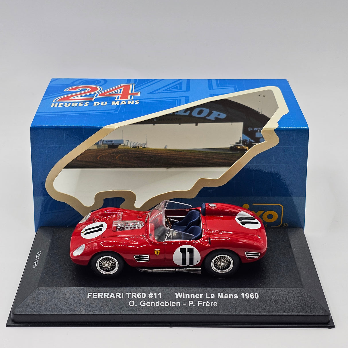 IXO Ferrari TR60 #11 Le Mans Winner 1960 1/43 Scale LM1960