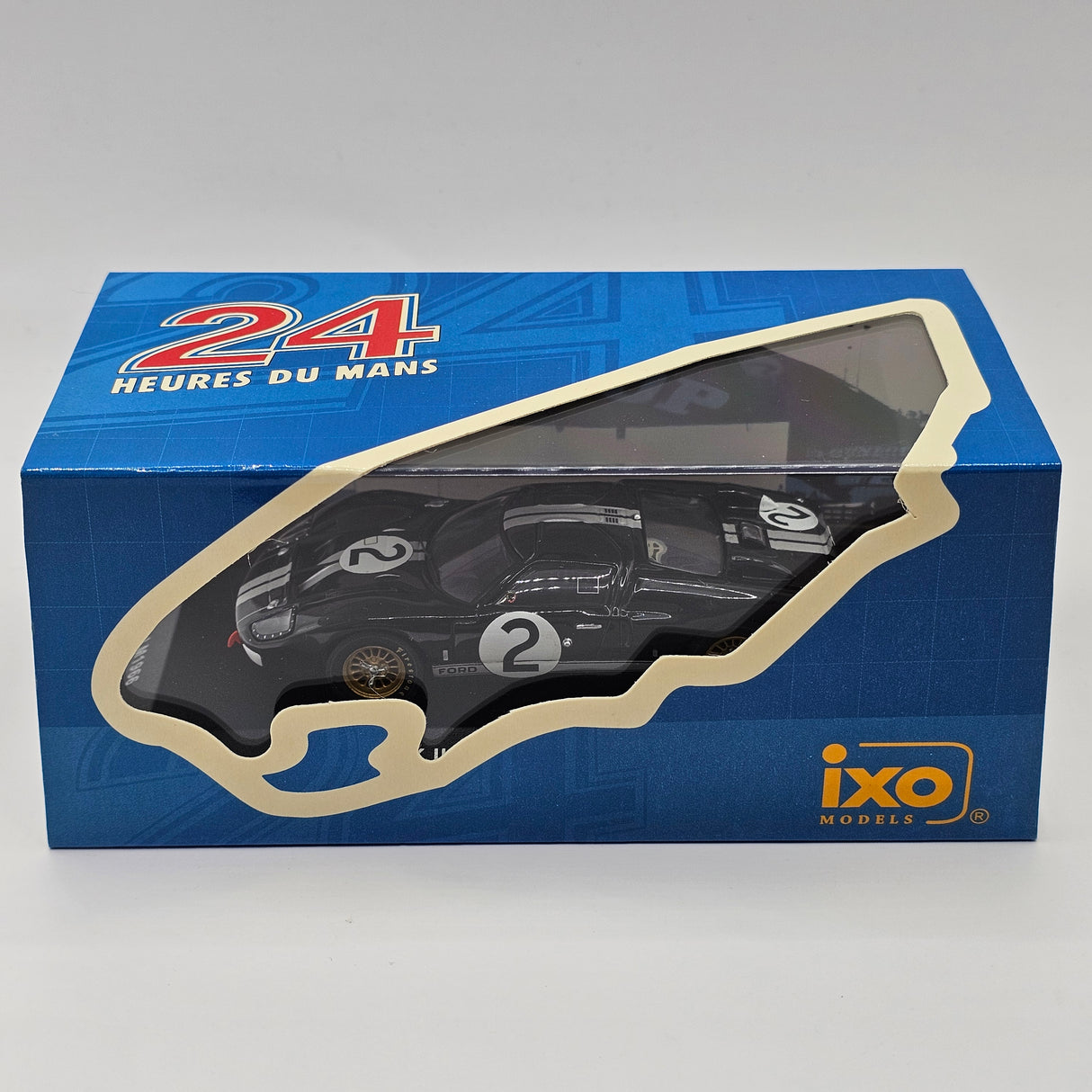 IXO Ford GT40 MK II #2 Le Mans Winner 1966 1/43 Scale LM1966