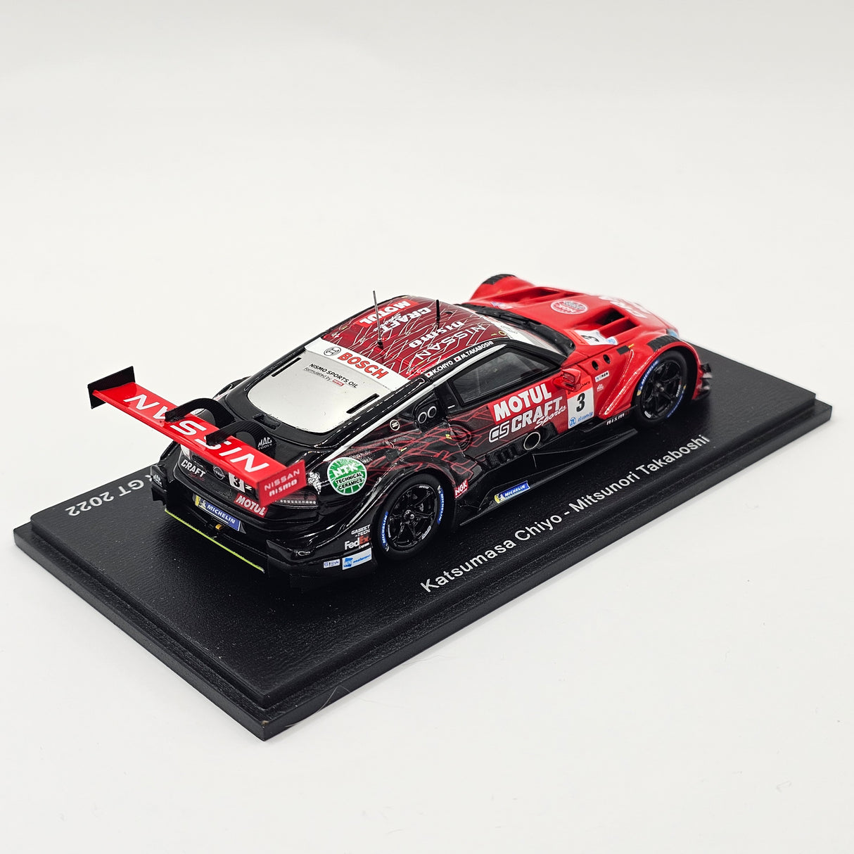 Spark Nissan Craftsports Motul Z #3 NDDP Racing GT500 Super GT 2022 Chiyo/Takaboshi 1/43 Scale