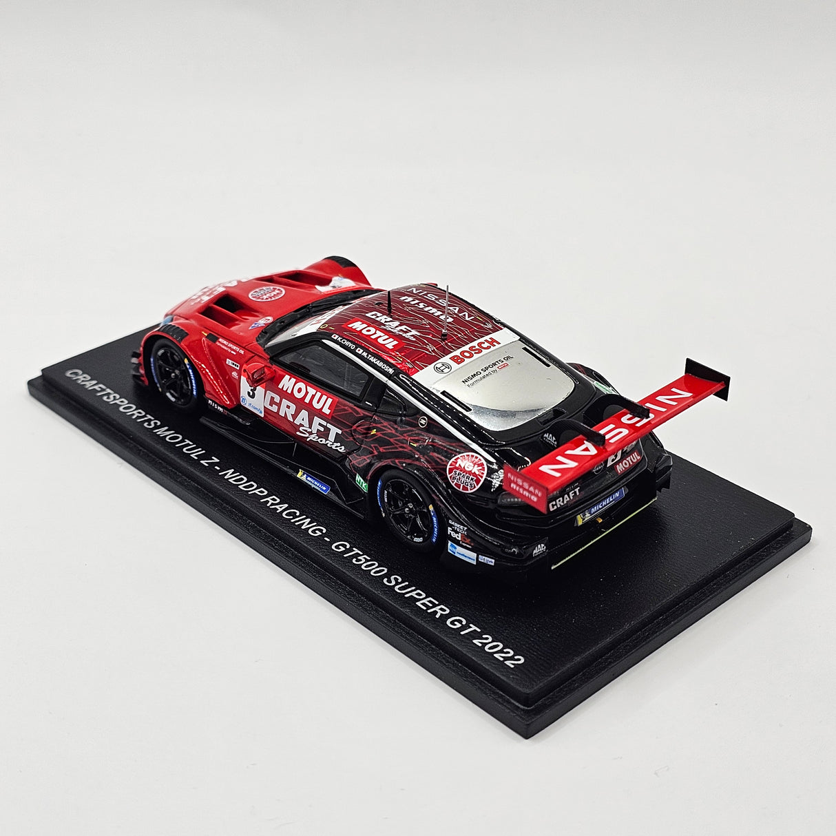 Spark Nissan Craftsports Motul Z #3 NDDP Racing GT500 Super GT 2022 Chiyo/Takaboshi 1/43 Scale