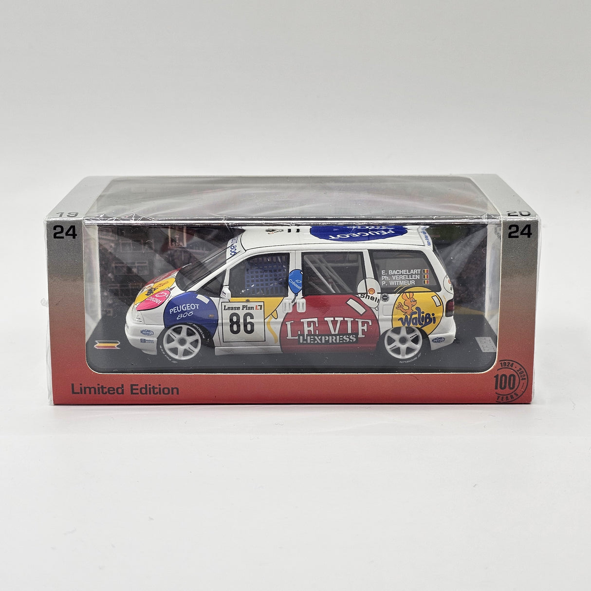 Spark Peugeot 806 #86 Talbot Belgique 24H Spa 1995 1/43 Scale