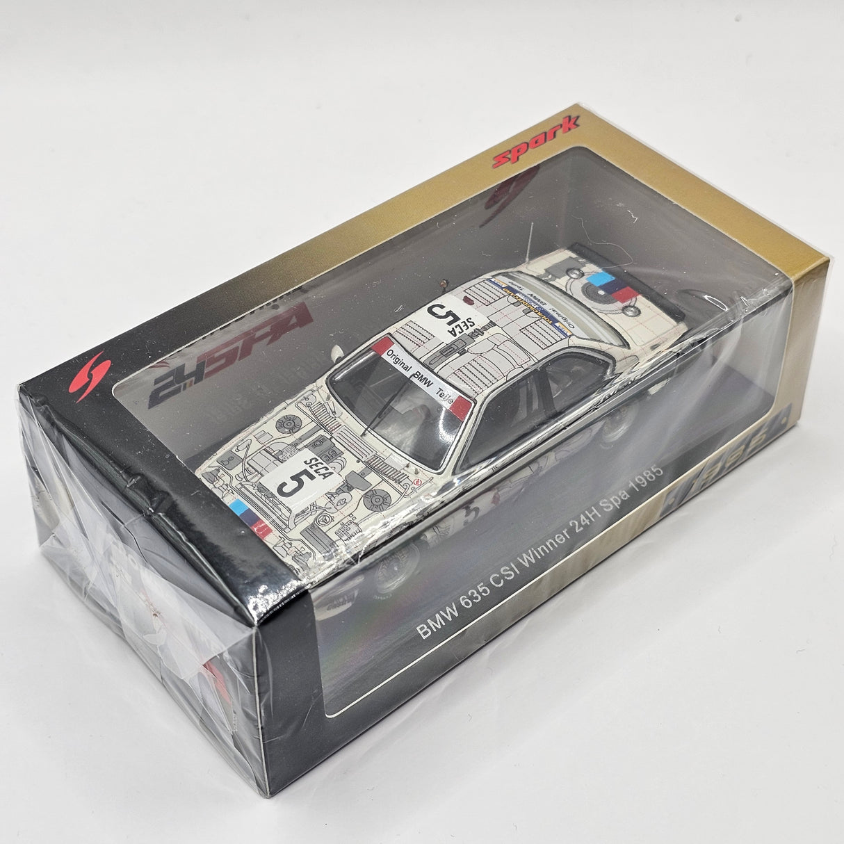 Spark BMW 635 CSI #5 Winner 24H Spa 1985 1/43 Scale