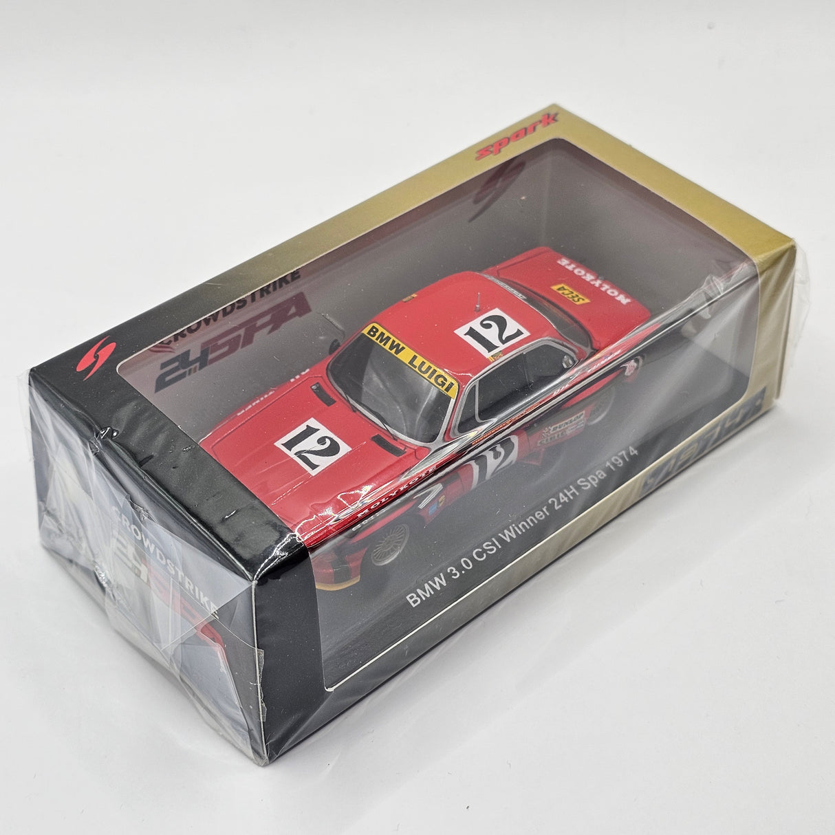 Spark BMW 3.0 CSI #12 Winner 24H Spa 1974 1/43 Scale