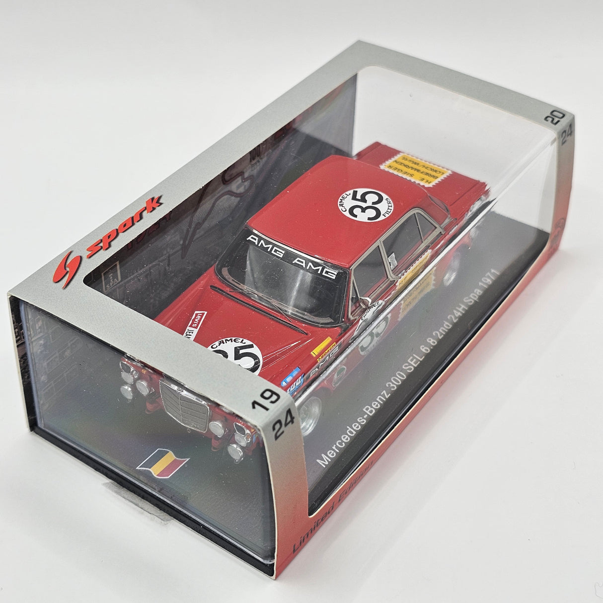 Spark Mercedes Benz 300 SEL 6.8 #35 2nd 24H Spa 1971 Limited Edition 1/43 Scale