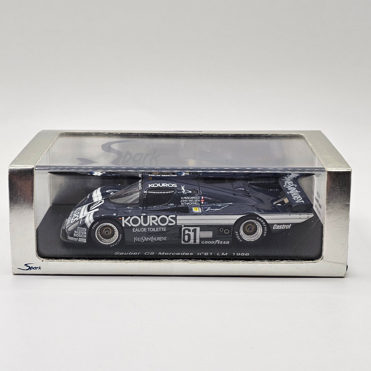 Spark Sauber Mercedes C8 #61 Kouros Racing Le Mans 1986 1/43 Scale