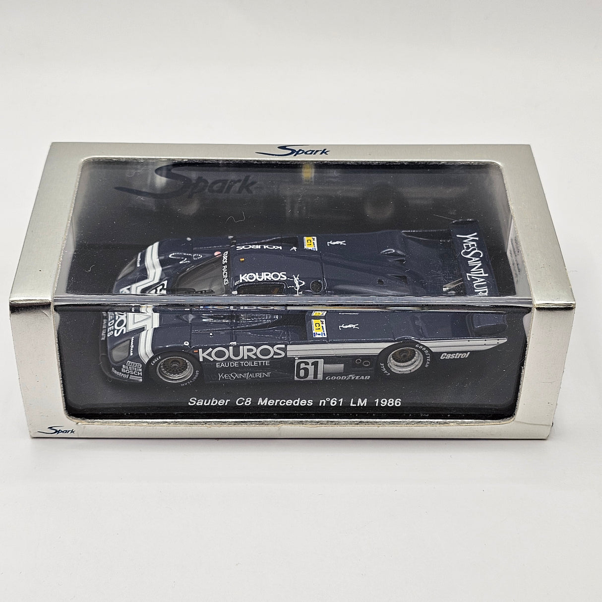 Spark Sauber Mercedes C8 #61 Kouros Racing Le Mans 1986 1/43 Scale