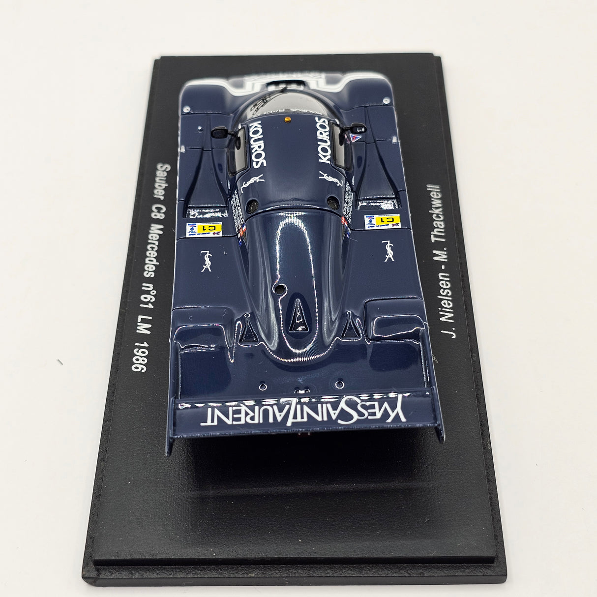 Spark Sauber Mercedes C8 #61 Kouros Racing Le Mans 1986 1/43 Scale