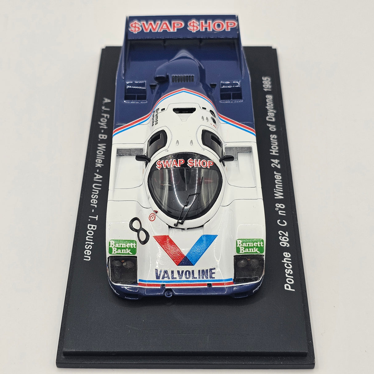Spark Porsche 962C #8 Team Henn's Swap Shop Winner 24h Daytona 1985 1/43 Scale