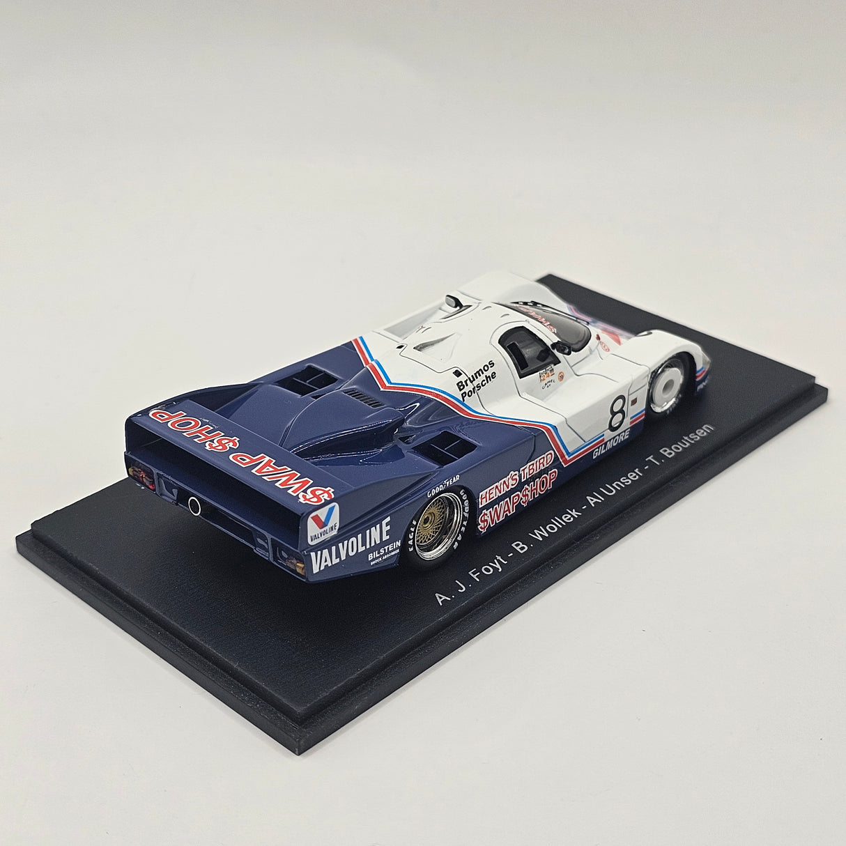 Spark Porsche 962C #8 Team Henn's Swap Shop Winner 24h Daytona 1985 1/43 Scale