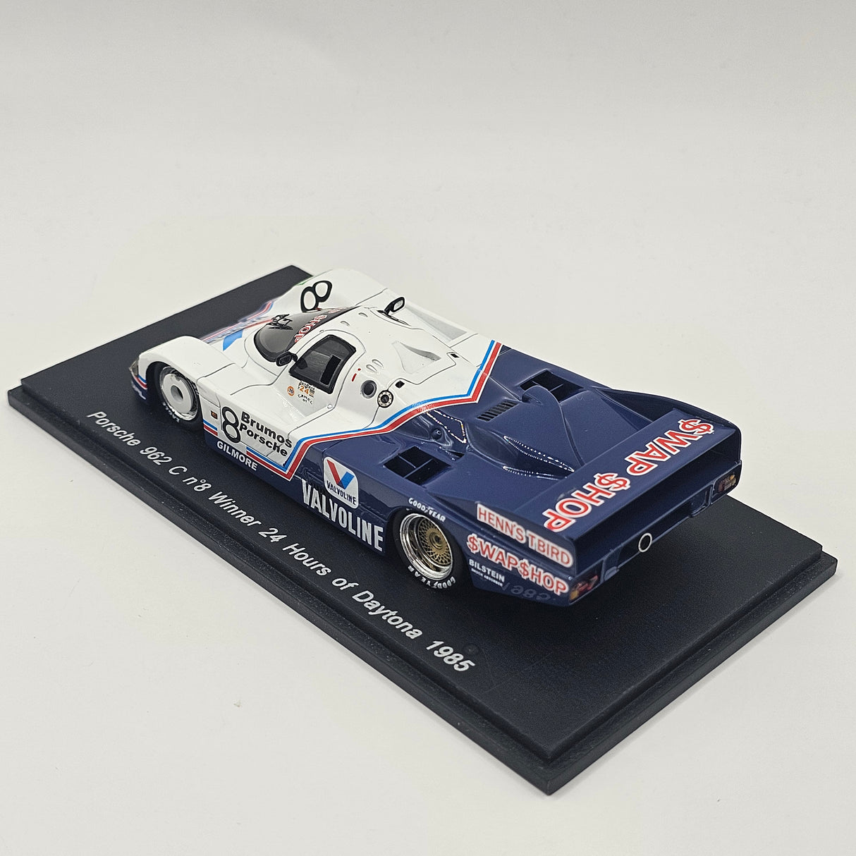 Spark Porsche 962C #8 Team Henn's Swap Shop Winner 24h Daytona 1985 1/43 Scale