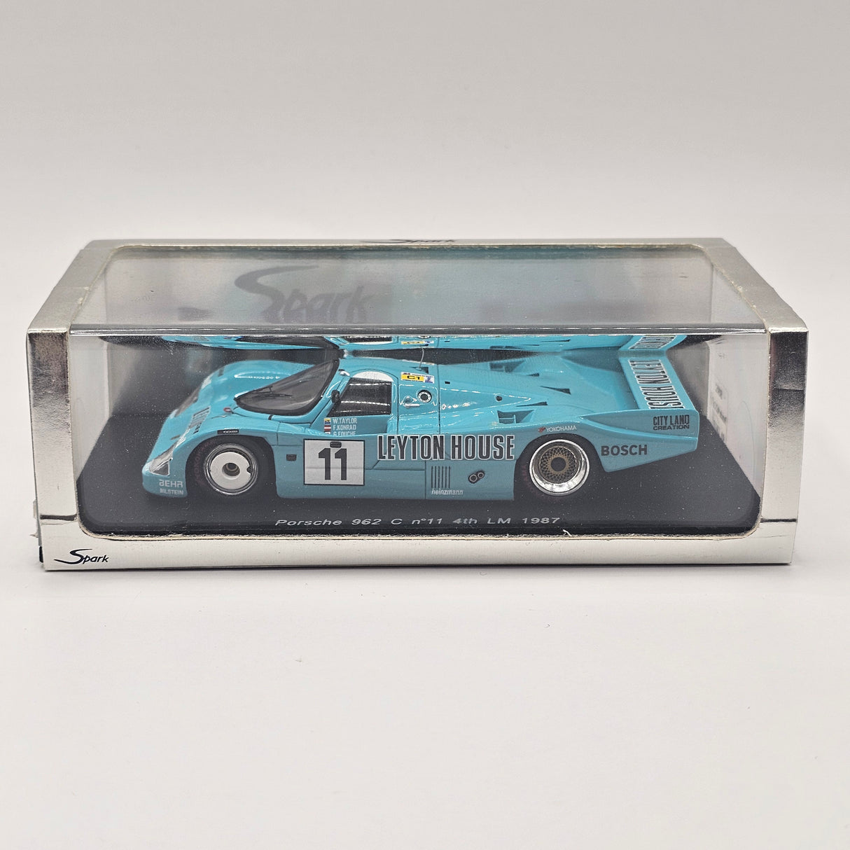 Spark Porsche 962C #11 Leyton House 4th Le Mans 1987 1/43 Scale