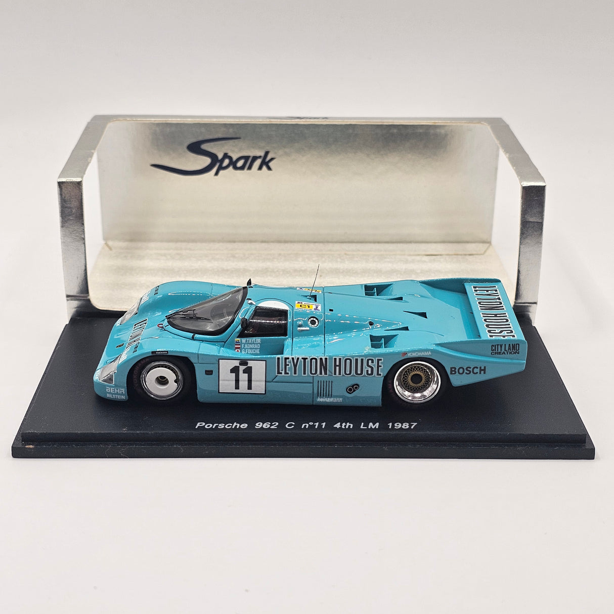 Spark Porsche 962C #11 Leyton House 4th Le Mans 1987 1/43 Scale