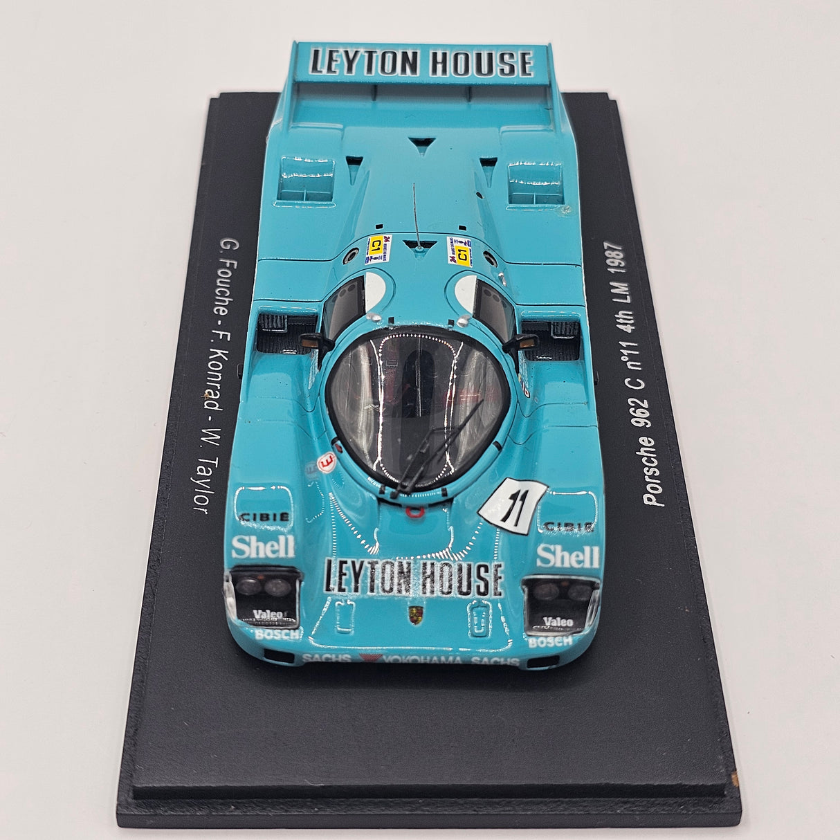 Spark Porsche 962C #11 Leyton House 4th Le Mans 1987 1/43 Scale