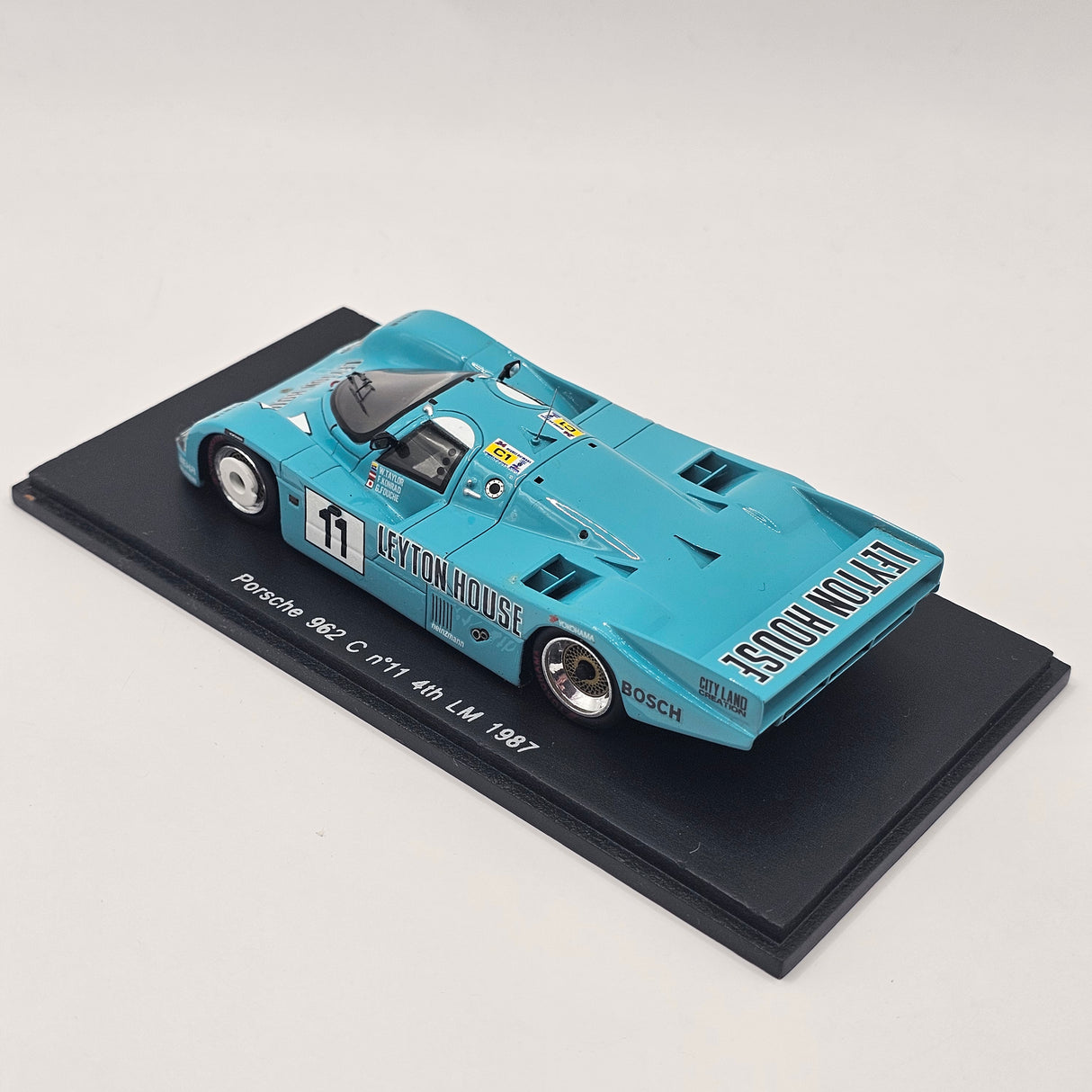 Spark Porsche 962C #11 Leyton House 4th Le Mans 1987 1/43 Scale