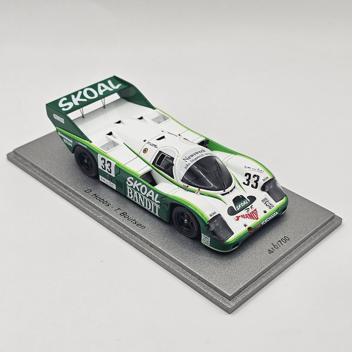 Spark Porsche 956 #33 Skoal Bandit 2nd Nurburgring 1984 Limited Edition 1/43 Scale