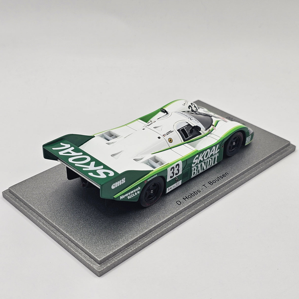 Spark Porsche 956 #33 Skoal Bandit 2nd Nurburgring 1984 Limited Edition 1/43 Scale