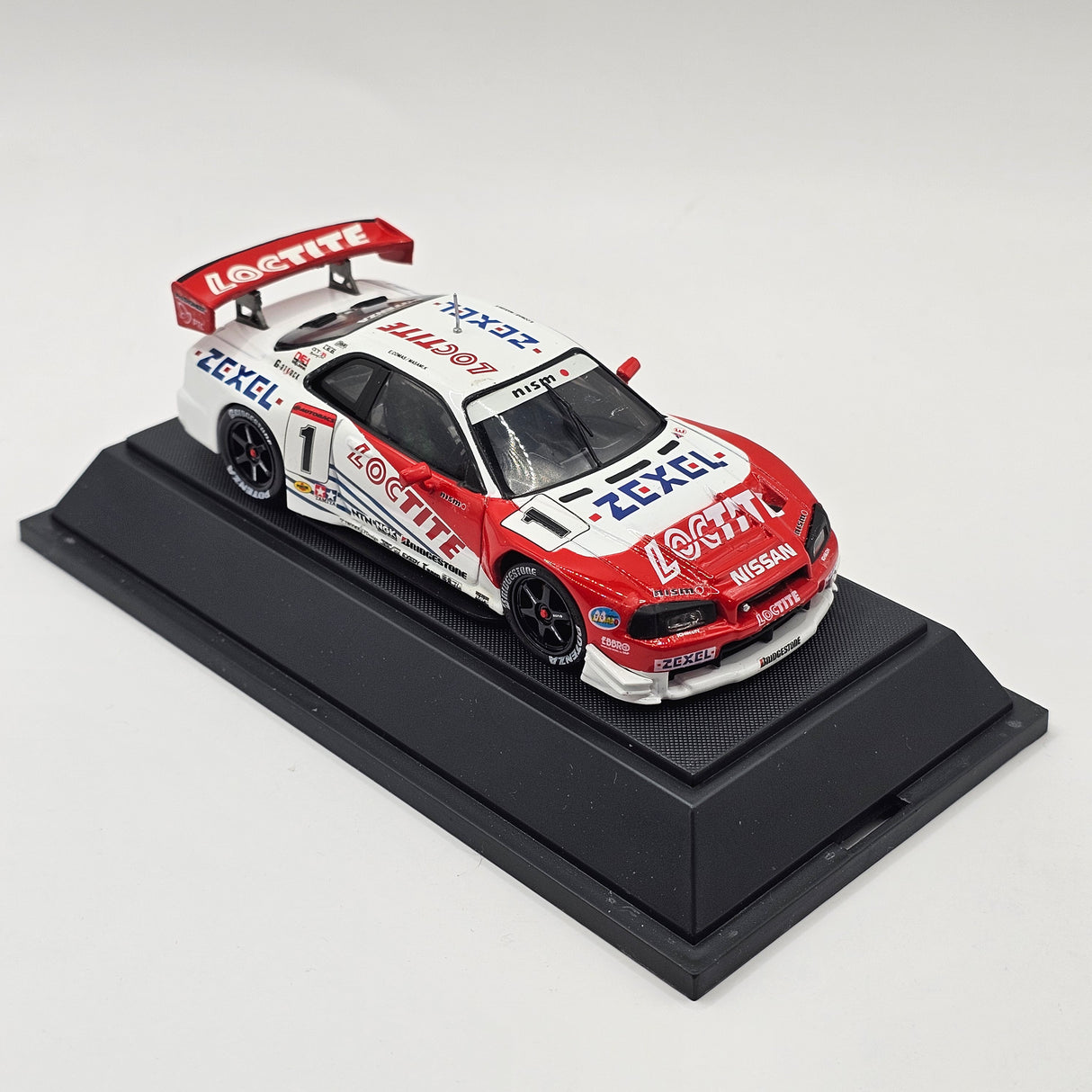 EBBRO Nissan Nismo Skyline GT-R R34 #1 Loctite Zexel JGTC GT500 2000 1/43 Scale