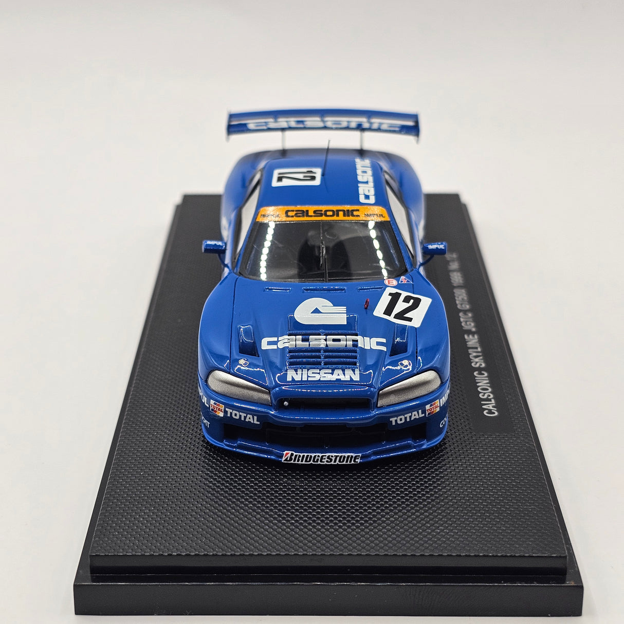 EBBRO Nissan Skyline R34 GT-R #12 Calsonic JGTC GT500 1999 Resin Collection 1/43 Scale