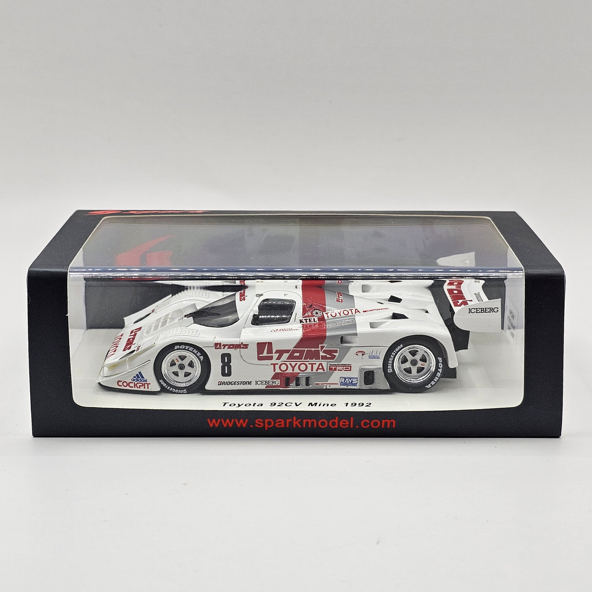 Spark Toyota 92C-V #8 Tom's JSPC 500KM Mine 1992 1/43 Scale