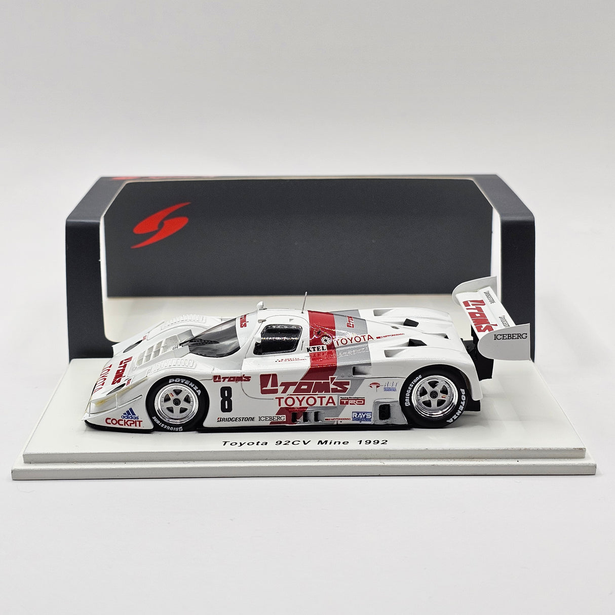 Spark Toyota 92C-V #8 Tom's JSPC 500KM Mine 1992 1/43 Scale