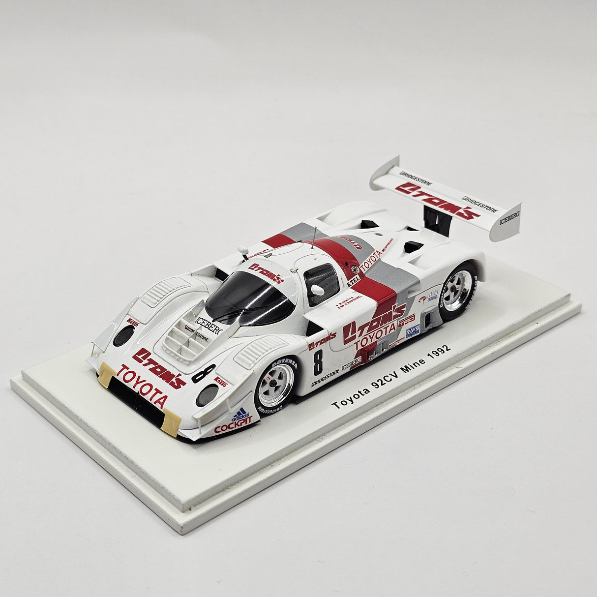 Spark Toyota 92C-V #8 Tom's JSPC 500KM Mine 1992 1/43 Scale