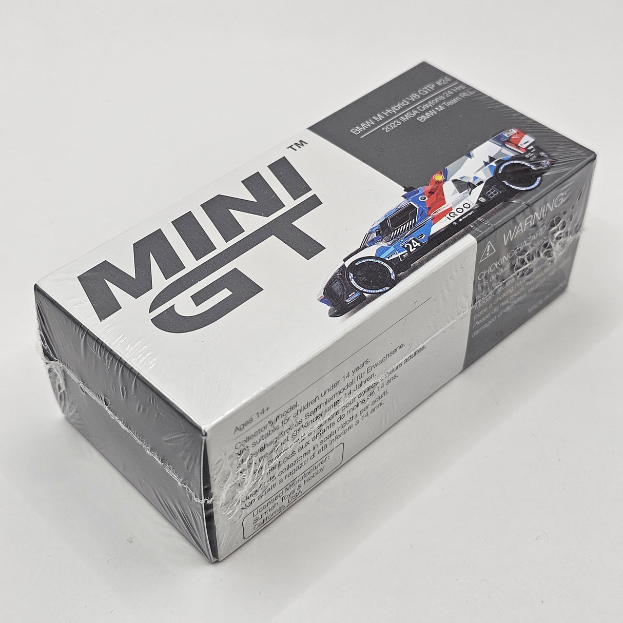 Mini GT BMW M Hybrid V8 GTP #24 Team BMW RLL 2023 IMSA Daytona 24HRS 1/64 Scale